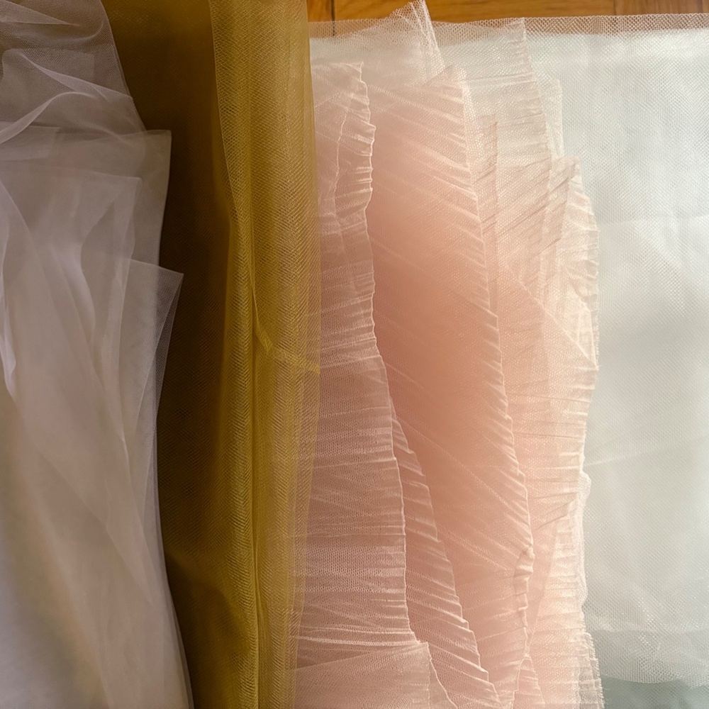 COUTURE TULLE YARDAGE B&J FABRICS BUNDLE (4 pcs)